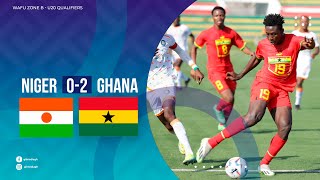 NIGER 0-2 GHANA - WAFU ZONE B U20 QUALIFIERS