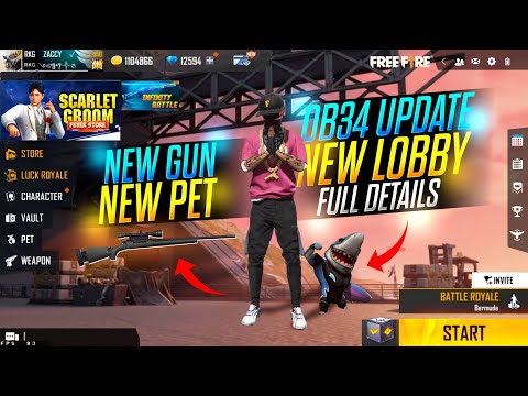 Free Fire OB34 Update Full Details | 25 May New Update Free Fire | ff new update | new ff update