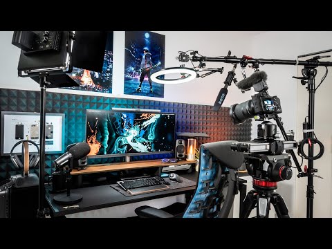 My DREAM YouTube Studio Setup Tour - How I Make My Videos!