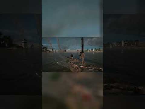 Assassin's Creed Origins - Faiyum Oasis Sailing Panorama