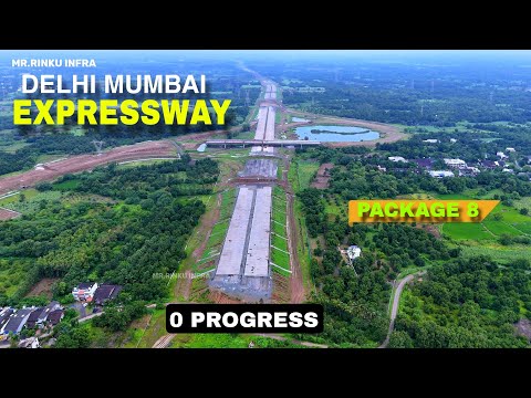 Delhi Mumbai Expressway Update package 8 | Kharel To Valsad Gujarat #4k