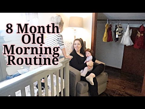 What My 8 Month Old Morning Routine Looks Like| Day In The Life Of A SAHM