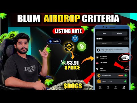 BLUM AIRDROP CRITERIA 🤑5$😱 || BLUM LISTING DATE || BLUM WITHDRAWAL || BLUM AIRDROP PRICE | RKG ZACCY