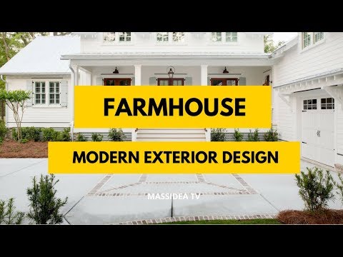 95+ Relaxing Modern Farmhouse Exterior Design Ideas