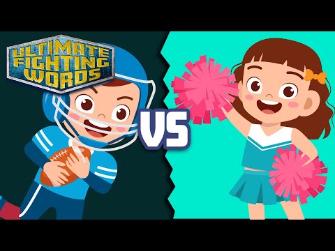 CHEERLEADERS vs FOOTBALL PLAYERS: Who Is More Athletic? | ULTIMATE FIGHTING WORDS