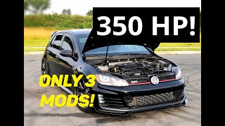 Top 3 Power Mods for the VW MK7 GTI! *320 whp*