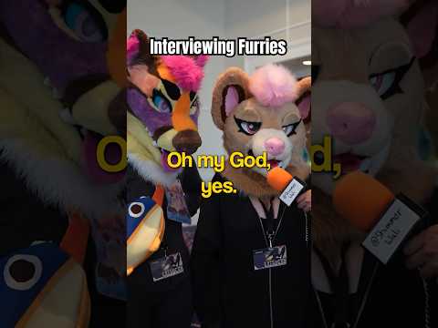 Interviewing FURRIES Again! #furries #furry #fursuiters