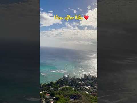 What a view!! #shortsvideo #hike #diamondheadcrater #youtubeshortsvideo #viralshorts #indianvlogger