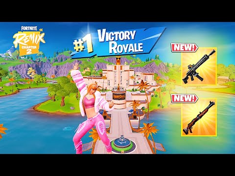 75 Elimination Solo Vs Squads "Zero Build" Gameplay Wins (Fortnite Remix chapter 2 PC)