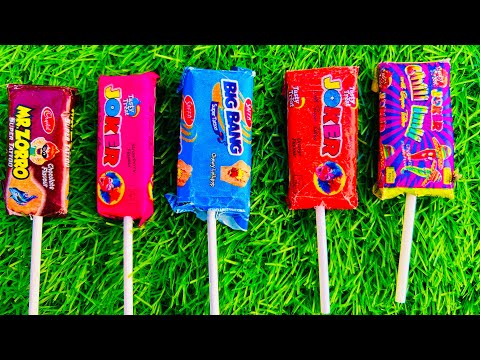 Some popular Candies in the World | New Milk Bottle | mini Cooking | Ice Cream Pop It | Asmr Coca