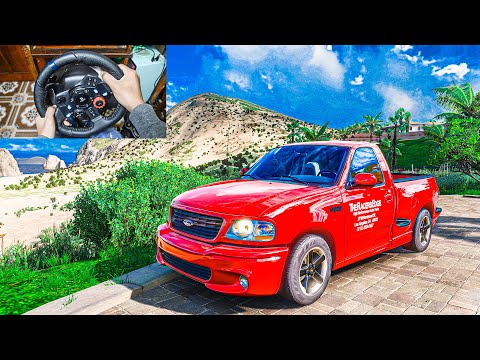 2003 Ford F-150 SVT Lightning Forza Horizon 5 Logitech G29 | Off-road Gameplay 4K 60FPS