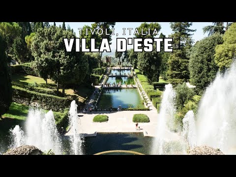 TIVOLI, ITALY - VILLA D'ESTE GARDENS TOUR!  The BEST day trip from Rome!