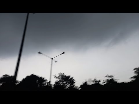 post monsoon evening rain clouds in and around Bhubaneswar on 6 October 2024