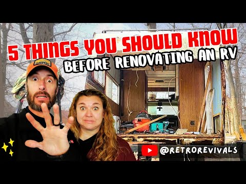 5 Things We Wish We Knew Before Renovating an RV!  Vintage Camper RV DIY