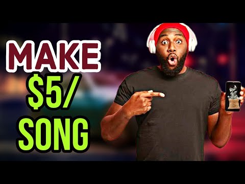 Make money online: Earn $5/Song You listen To