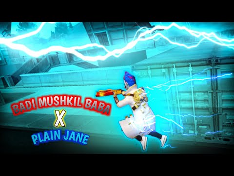 Badi Mushkil Baba X Plain Jane | Badi mushkil baba x plain jane free fire beat sync montage | #omg_s