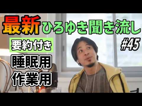 【作業用・睡眠用】ひろゆき聞き流し#45