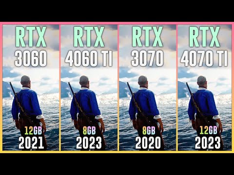 RTX 3060 vs RTX 4060 TI vs RTX 3070 vs RTX 4070 TI - Test in 20 Games