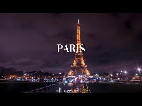 A day in Paris 4K - Beautiful Relaxing Music, Calm Music