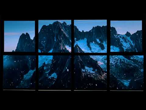 A View Out the Window | Snowy Mountain Ambience