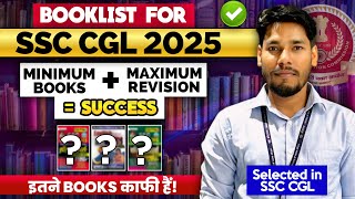 Best Booklist for SSC CGL 2025🔥 | By GOLDEN ASO Sir | 🔥👌