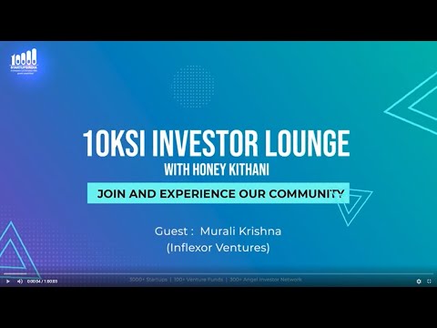 Investor Lounge with Murali Krishna