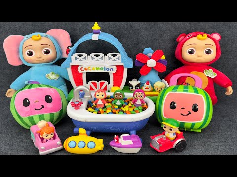 🔴 [12hr Livestream] COCOMELON BATH PARTY TOY SET  - ASMR Satisfying Toys Unboxing