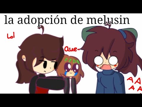 La adopción de melusin /ft. light red & [melusin :3]✨🤔