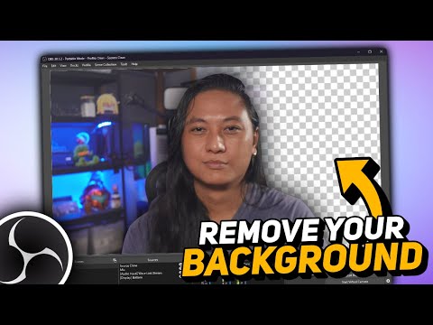 OBS Background Removal WITHOUT A Greenscreen (2024)