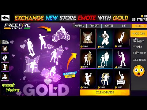 New Gold Exchange Store Rewards 100% Confirm ✅🥳 | Fire New Event | Ff New Event | Ff new event today