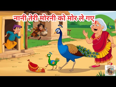 नानी तेरी मोरनी को मोर ले गए | Naani Teri Morni Ko Mor Le Gaye | Infobell New Hindi Rhymes for kids|