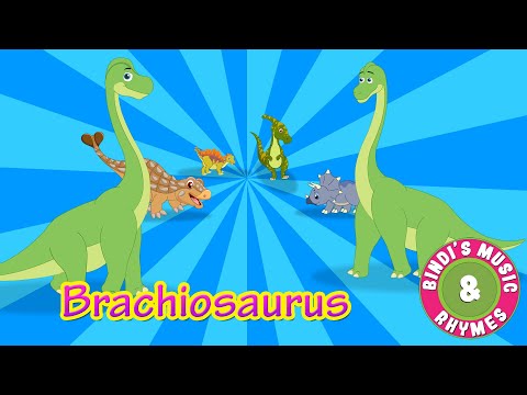 Brachiosaurus | Dinosaur - Nursery Rhymes | Animal Songs for kids | Bindi's Music & Rhymes