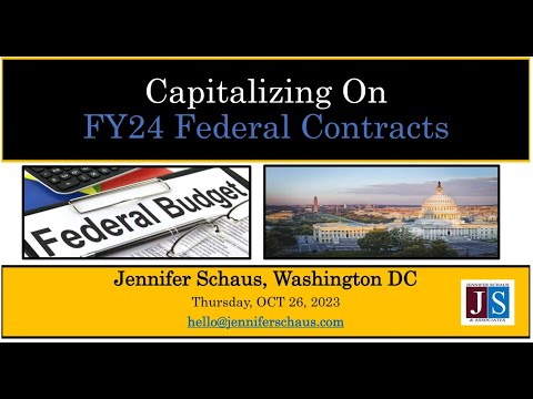 Capitalizing on FY24 Federal Contracts