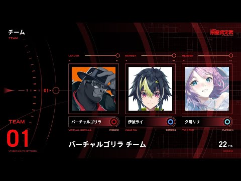 【APEX】#V最協S6 顔合わせ会！！！！ w / バーチャルゴリラさん、夕陽リリさん【 伊波ライ / にじさんじ 】