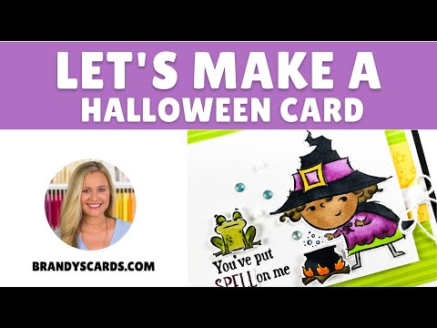 Make A Halloween Card: Beware, This Spellbinding Card is CUTE!