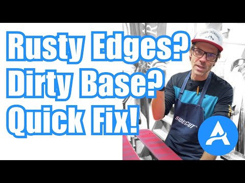 Snowboard Tuning: Fibertex Pad & Base Cleaner