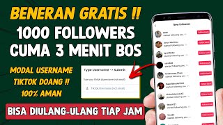 CARA MENAMBAH FOLLOWERS TIKTOK GRATIS - CARA CEPAT MEMPERBANYAK FOLLOWERS TIKTOK GRATIS PERMANEN