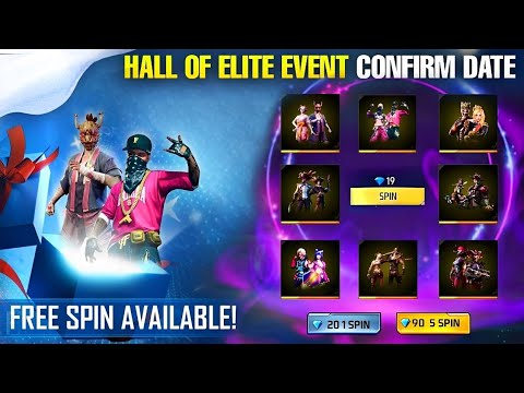 Hall Of Elites Event Confirm 🥳 | Free Fire New Event | FF New Event Today | Akash Gamer