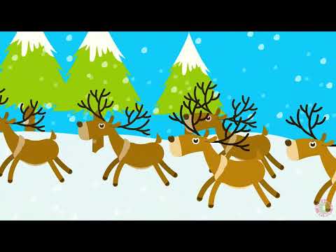 Rudolph The Red Nosed Reindeer | Christmas Songs for kids with lyrics | Carols | Reindeer Song