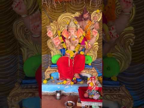 Ganpati sthapana | ganpati | bapa | #trendingshorts #shortsfeed #viralshort #ganesh #ganpati