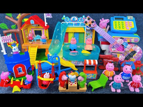 9 Minutes Satisfying with Unboxing Cute Peppa Pig Swimming Pool Toys Collection ASMR | Review Toys