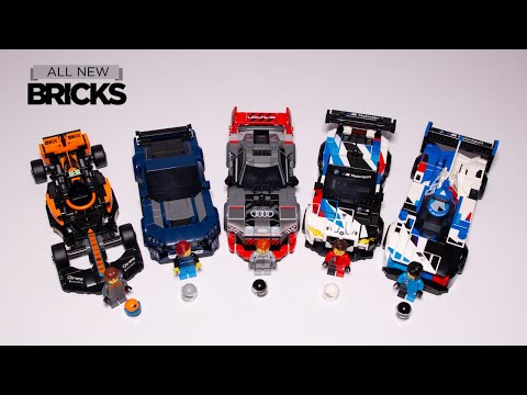 Lego Speed Champions Compilation of all 2024 Sets Speed Build