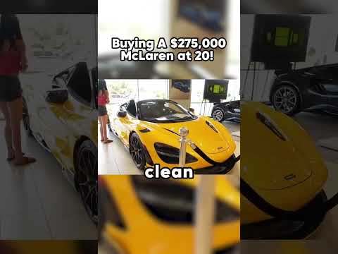 Buying A McLaren 765LT At 20!