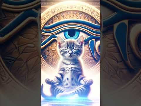 Third Eye Kitten #kitten #thirdeye #meditation