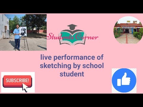 live performance of sketching by our student #2023 #school #student#performance #viral #video