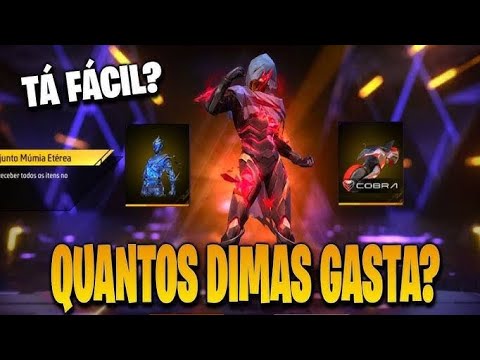 PEGANDO CONJUNTO SOLDADO E MÚMIA ETÉREA, TOKEN ROYALE FREE FIRE, NOVO EVENTO FF, NOVIDADES FREE FIRE