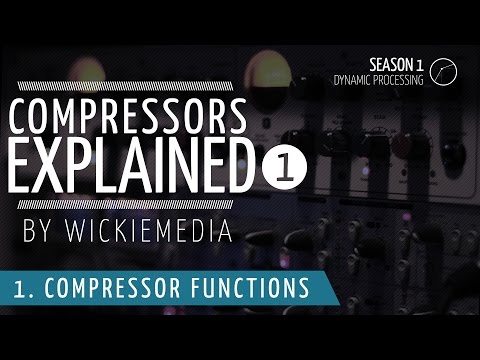 Audio Compressors explained #1 - functions