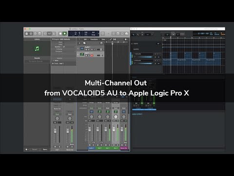 Multi-Channel Out from VOCALOID5 AU to Apple Logic Pro X