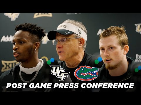 UCF Football: Florida Post Game Press Conference