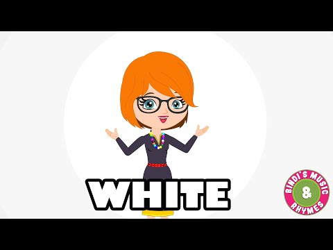 White Colour Song for kids | Learn Colours | Rhymes for Children | Bindi's Music & Rhymes